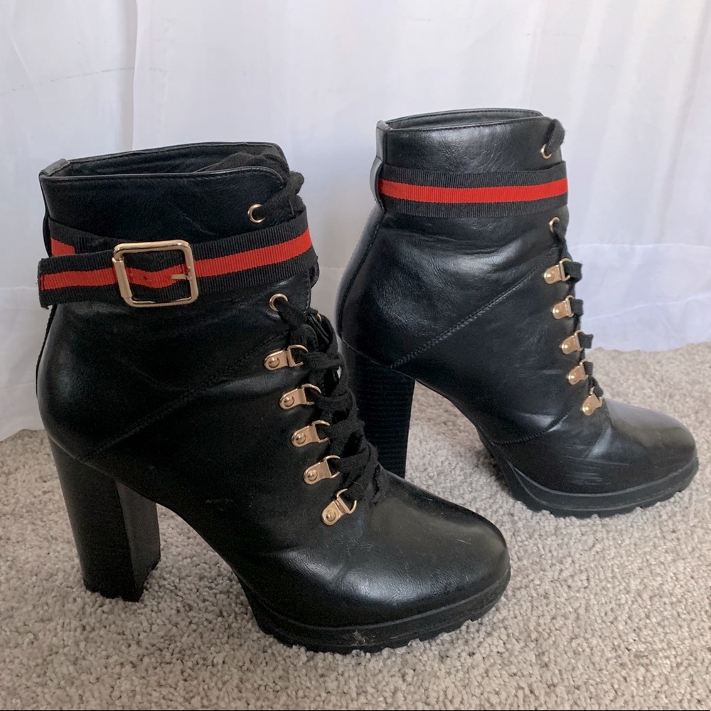 Justfab Ribonea Platform Bootie women’s size 10